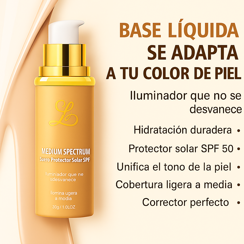 Base de maquillaje 4 en 1 que cambia de color, PROTECTOR SOLAR