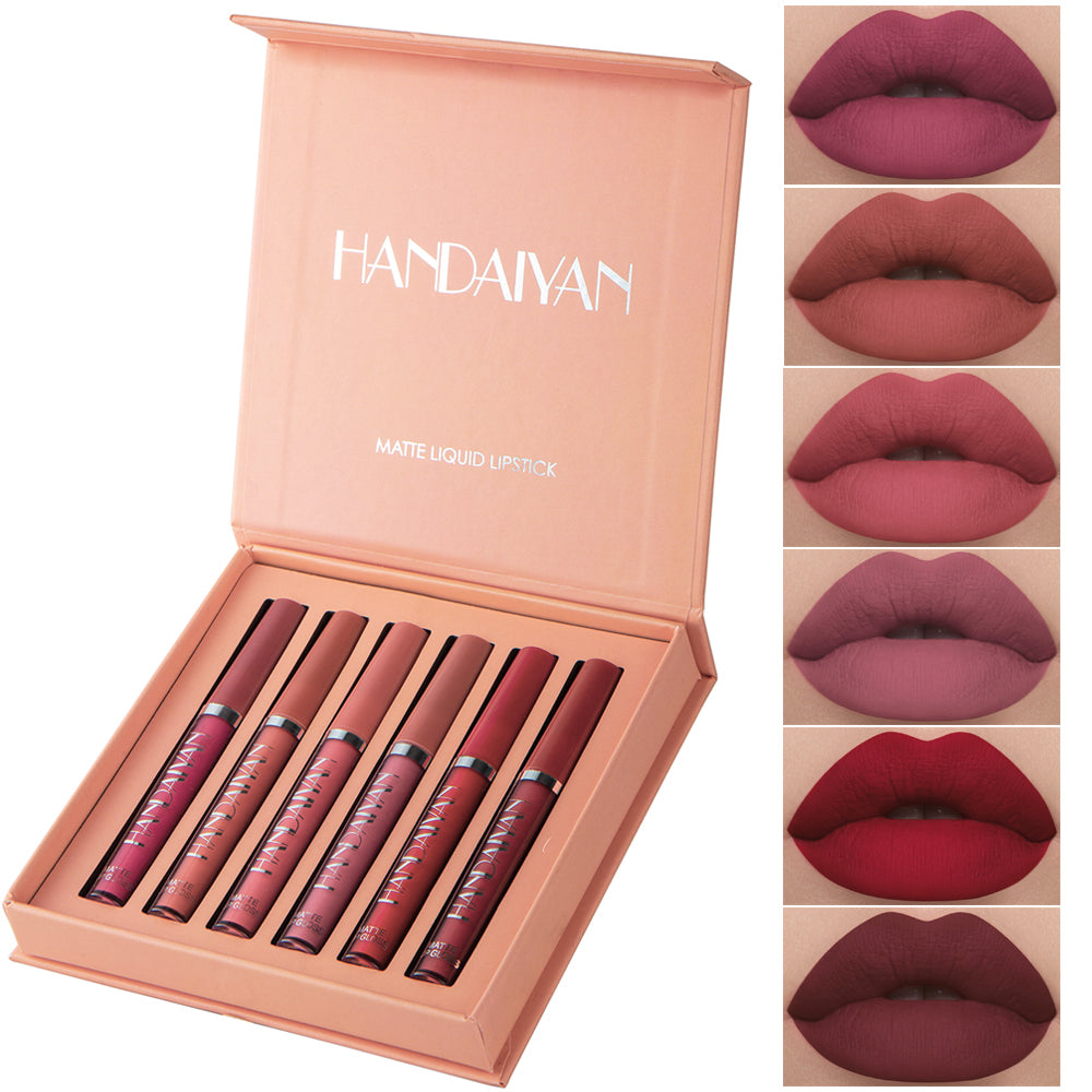 Set Premium de Labiales Mate 6-en-1